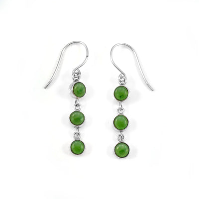 Nick Von K Pounamu 3 Muses Earrings