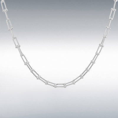 Sterling Silver Tiffany Style Chain Necklace