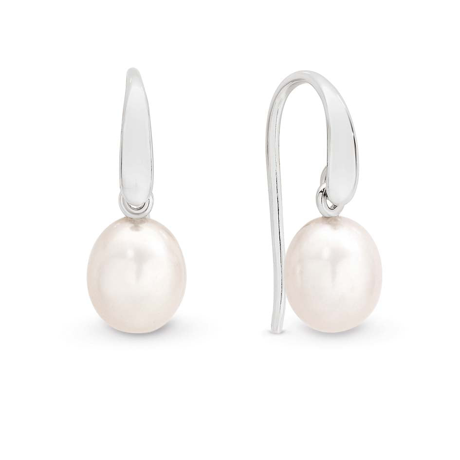 Oval Freshwater Pearl Drops
