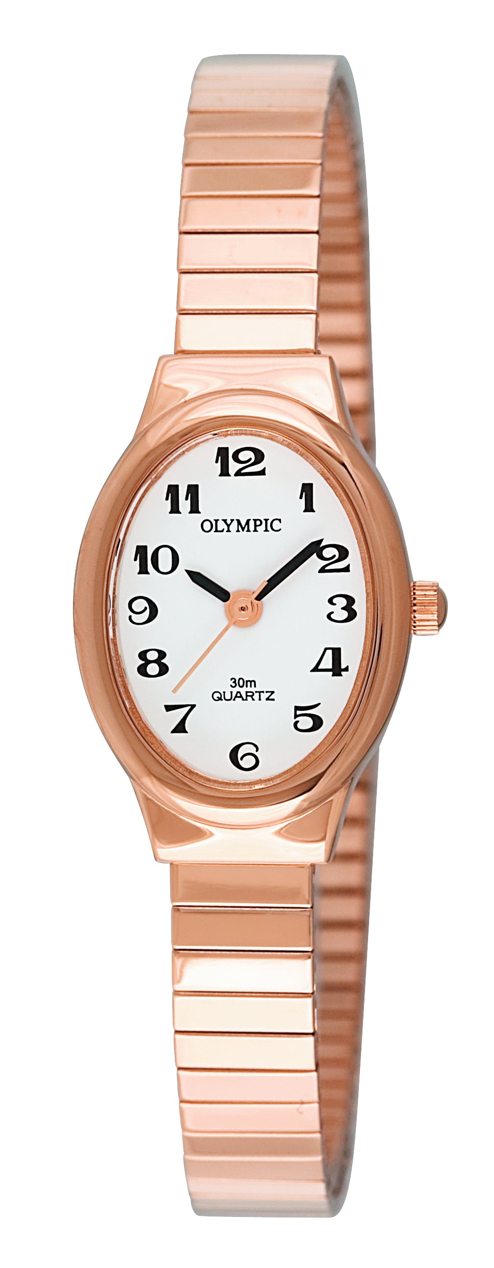 Rose Gold Oval Ladies Watch