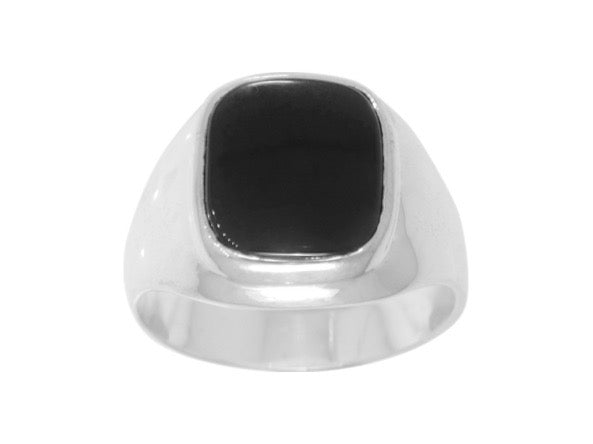 Sterling Silver Black Onyx Ring