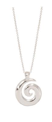 Sterling Silver Koru Necklace