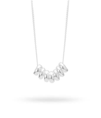 Sterling Seven Rings of Happiness Necklace