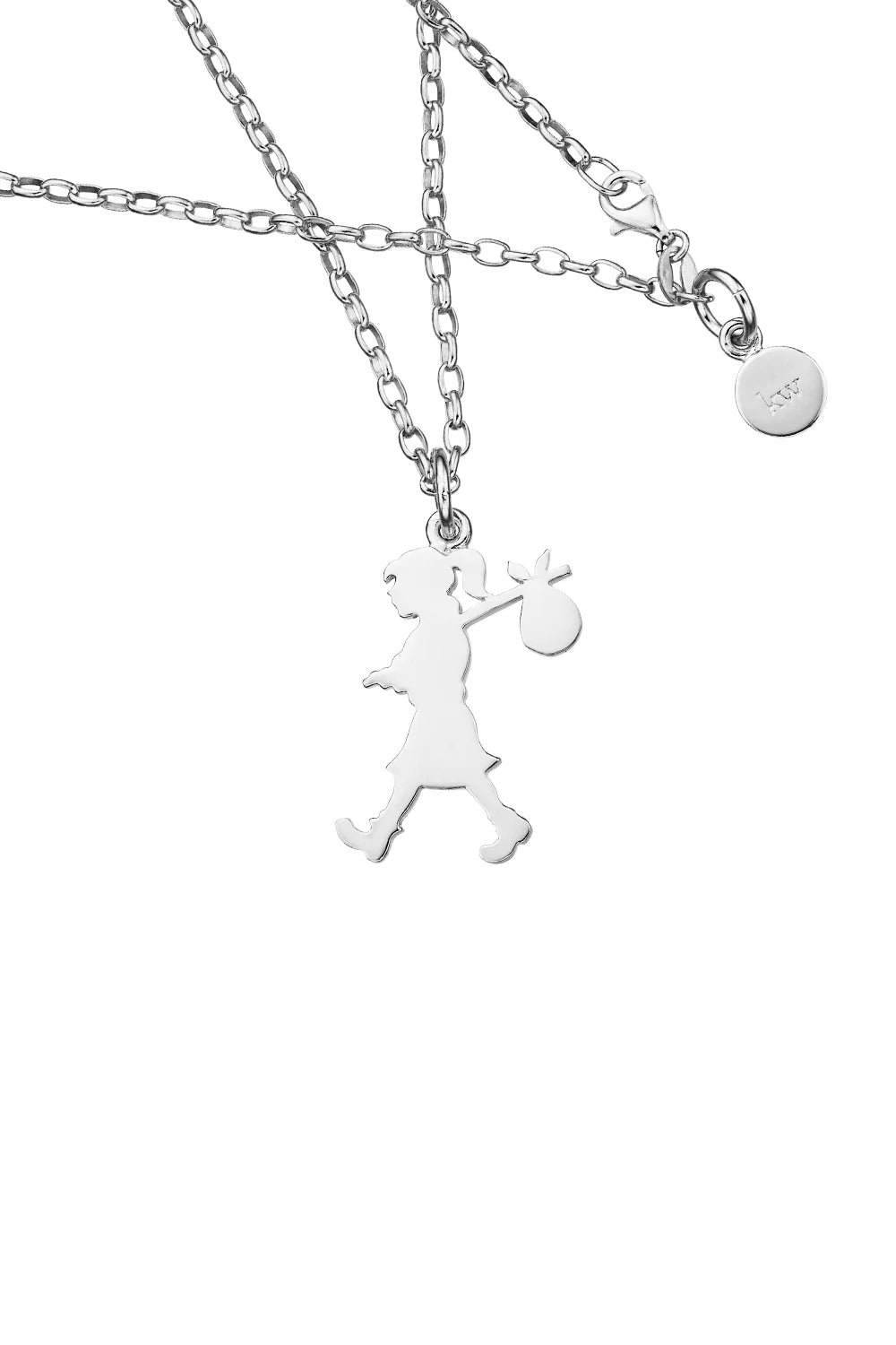 Runaway Girl Necklace Sterling Silver