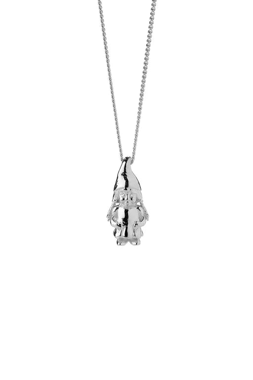 Ms Gnome Necklace Silver