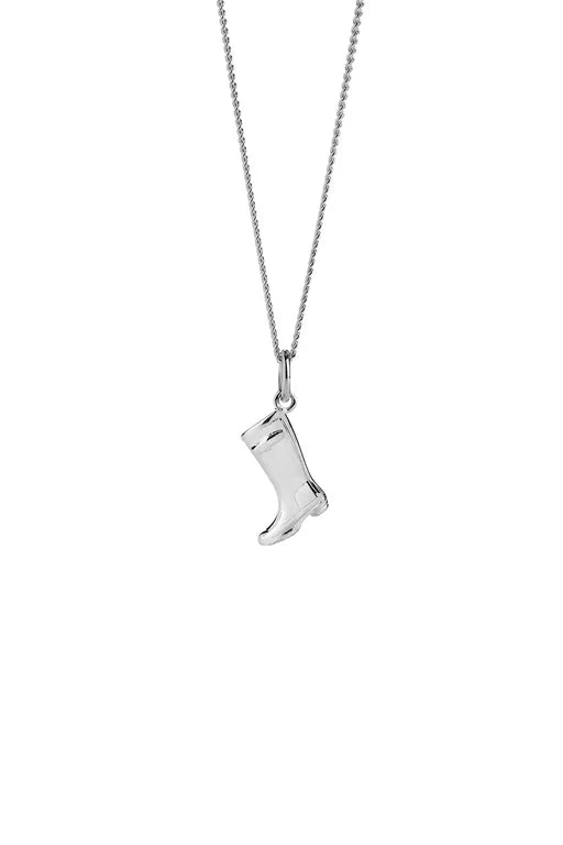 Gumboot Silver Necklace