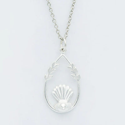 Silver Fantail Necklace