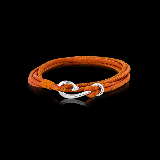 Evolve Burnt Orange Travel Wrap Bracelet