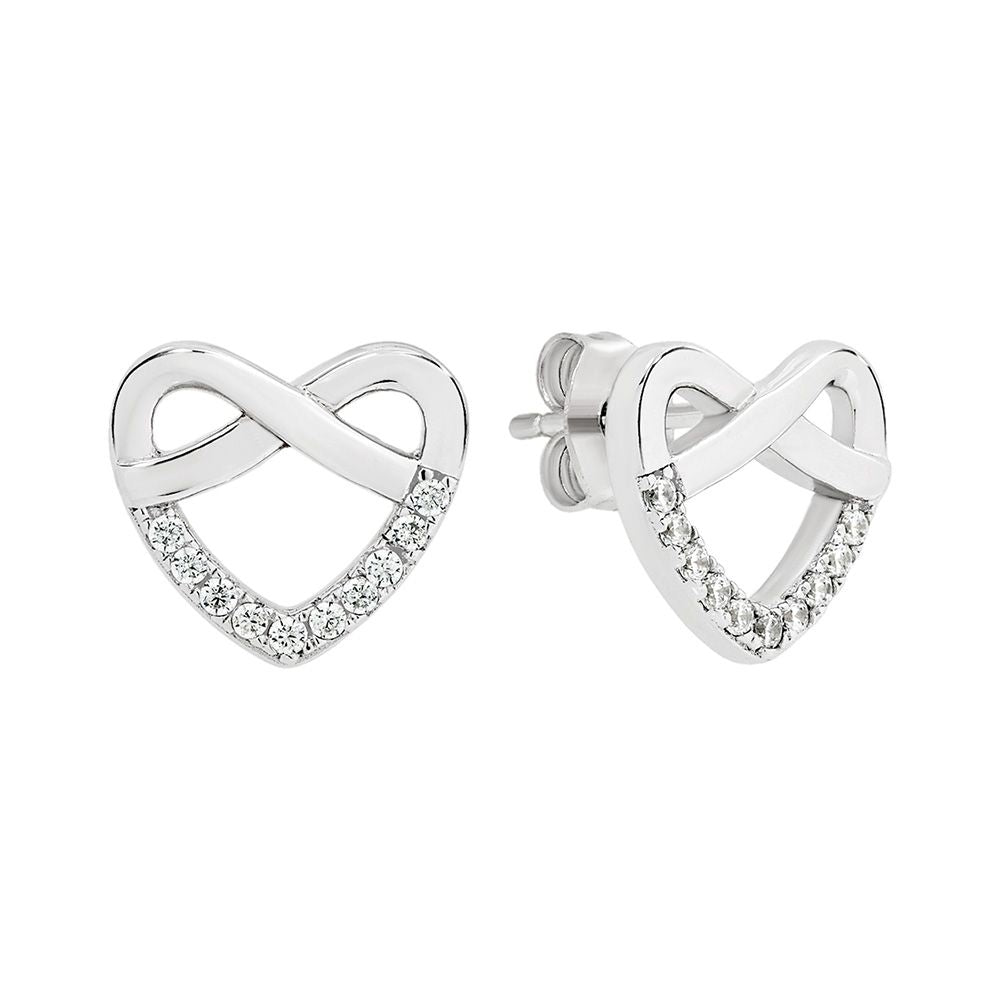 Sterling Silver Heart Earrings