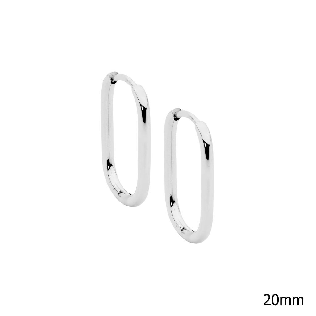 Stainless Steel Oval Hoops